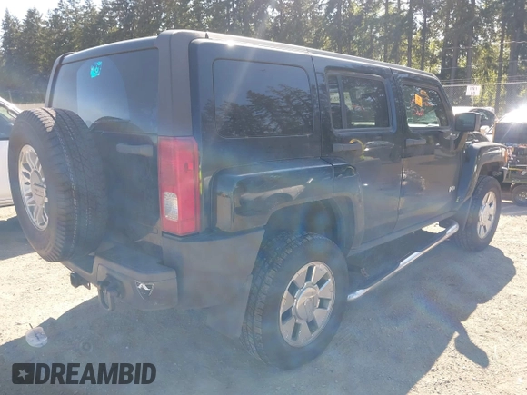 2007 Hummer H3 SUV with VIN 5GTDN13E378169059, listed as a IAAI auction lot 42201940 with 150,487 mi miles. Bid and sale history available at carsss.com. Image 4.