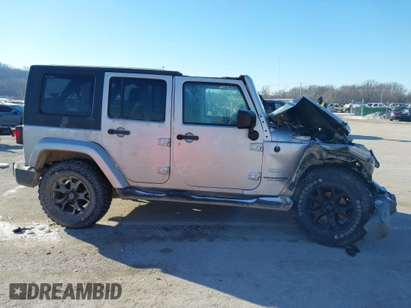 2008 Jeep Wrangler Unlimited Sahara with VIN 1J4GA59108L512527, listed as a IAAI auction lot 41625750 with 176,027 mi miles and . Bid and sale history available at DreamBid. Image 13.