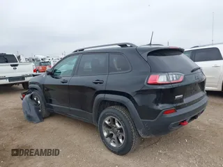 2019 Jeep Cherokee Trailhawk Elite with VIN 1C4PJMBX4KD385796, listed as a IAAI auction lot 41557577 with 55,700 mi miles. Bid and sale history available at carsss.com. Image 14.