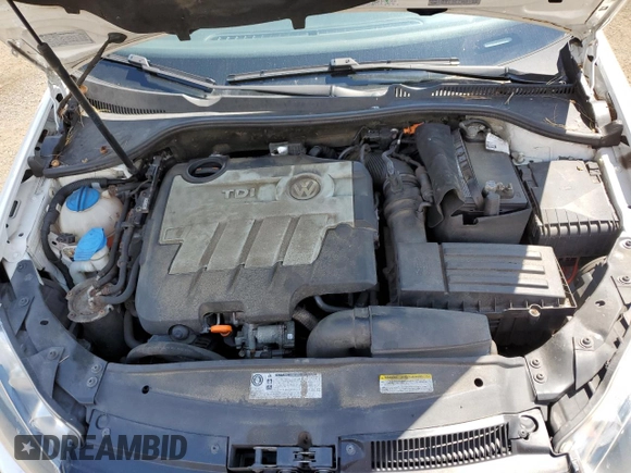 2013 Volkswagen Jetta TDI w/Sunroof & Nav with VIN 3VWML7AJ8DM640434, listed as a Copart auction lot 64828875 with 172,642 mi miles and Salvage title. Bid and sale history available at DreamBid. Image 11.