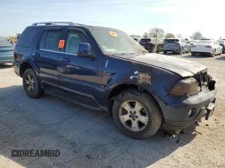 2005 Lincoln Aviator with VIN 5LMEU88H55ZJ02165, listed as a Copart auction lot 54225645 with Not provided miles and Salvage title. Bid and sale history available at DreamBid. Image 4.