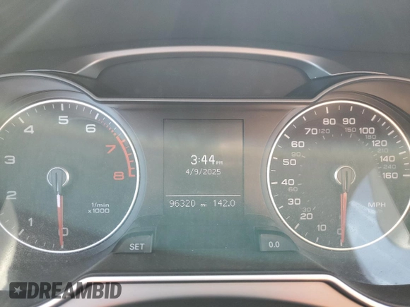 2014 Audi A4 Premium z VIN WAUBFAFL9EN002495, wystawiony jako Copart lot #52257835 z przebiegiem 96 320 mil mil oraz Szkoda całkowita • Salvage title. Historia ofert i sprzedaży dostępna na DreamBid. Obrazek 9.