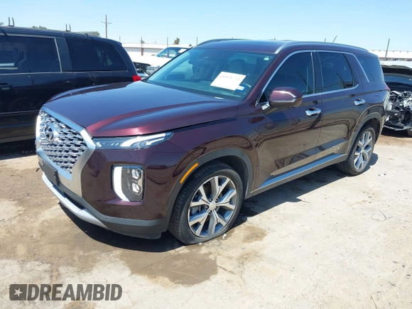 2020 Hyundai Palisade SEL with VIN KM8R4DHE1LU078508, listed as a IAAI auction lot 41971712 with 60,925 mi miles and . Bid and sale history available at DreamBid. Image 2.