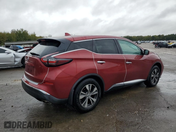 2019 Nissan Murano SL with VIN 5N1AZ2MJ6KN146848, listed as a Copart auction lot 79307124 with 85,325 mi miles and Salvage Title. Bid and sale history available at DreamBid. Image 3.