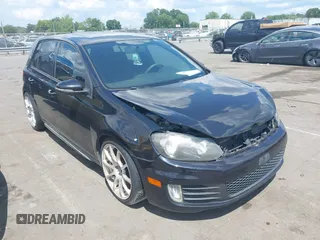 2011 Volkswagen Golf GTI w/Sunroof with VIN WVWHV7AJXBW289005, listed as a IAAI auction lot 42847272 with 150,436 mi miles and . Bid and sale history available at DreamBid. Image 1.