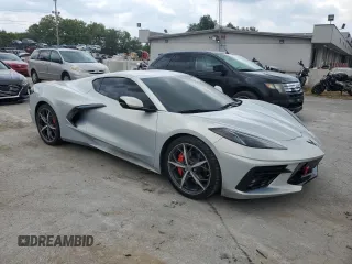2021 Chevrolet Corvette 2LT with VIN 1G1YB2D46M5122224, listed as a Copart auction lot 64782884 with 48,018 mi miles and Salvage Title. Bid and sale history available at carsss.com. Image 4.