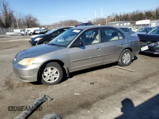 2003 Honda Civic LX with VIN 2HGES16553H574085, listed as a Copart auction lot 44653965 with 188,755 mi miles and Clean Title. Bid and sale history available at carsss.com. Image 1.