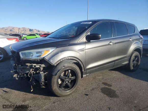 2017 Ford Escape SE with VIN 1FMCU0GD6HUD77183, listed as a Copart auction lot 43231385 with 126,391 mi miles and Salvage Title. Bid and sale history available at carsss.com. Image 1.
