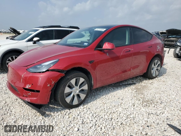 2021 Tesla Model Y Standard Range with VIN 5YJYGDED5MF116562, listed as a Copart auction lot 51211535 with 68,549 mi miles and Salvage Title. Bid and sale history available at DreamBid. Image 1.