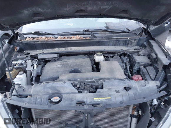 2017 Nissan Pathfinder SV with VIN 5N1DR2MM4HC630884, listed as a IAAI auction lot 41238925 with 114,622 mi miles. Bid and sale history available at carsss.com. Image 10.