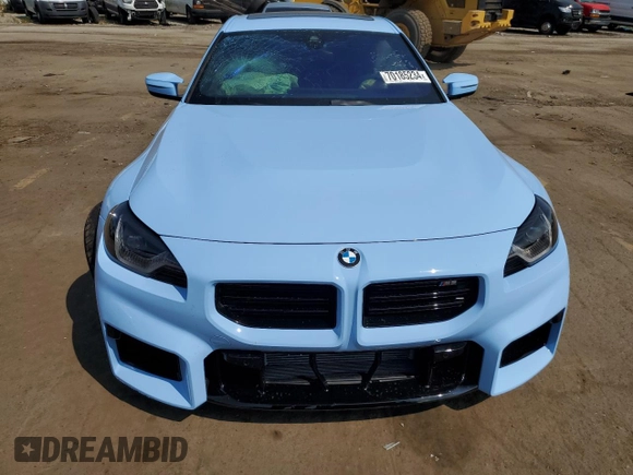 2024 BMW M2 with VIN 3MF13DM06R8E75603, listed as a Copart auction lot 70185234 with 0 mi miles and Clean Title. Bid and sale history available at carsss.com. Image 5.