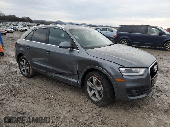 2015 Audi Q3 Premium Plus with VIN WA1BFCFSXFR008042, listed as a Copart auction lot 84424814 with 98,811 mi miles and Clean title. Bid and sale history available at DreamBid. Image 4.