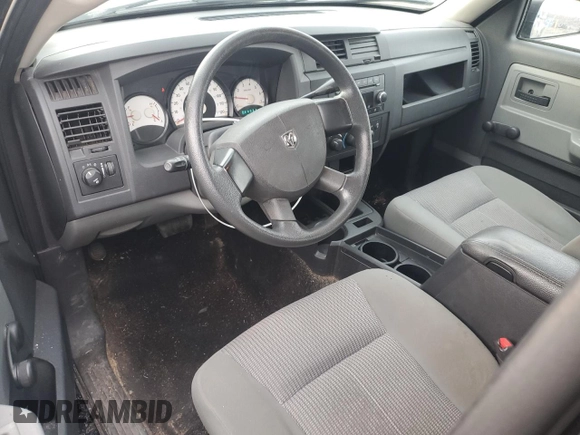 2010 Dodge Dakota with VIN 1D7CW2BK3AS110848, listed as a Copart auction lot 52712865 with 79,742 mi miles and Salvage title. Bid and sale history available at DreamBid. Image 8.
