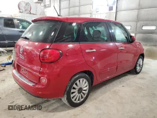 2014 FIAT 500L Easy with VIN ZFBCFABH0EZ012224, listed as a Copart auction lot 53859854 with 95,163 mi miles and Salvage Title. Bid and sale history available at DreamBid. Image 3.