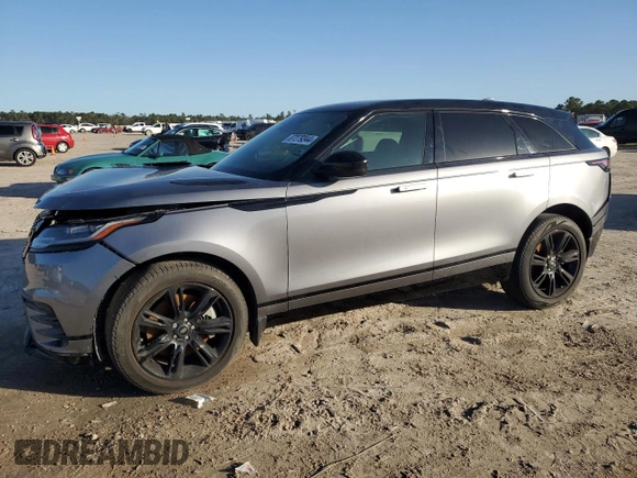 2023 Land Rover Range Rover Velar R-Dynamic S with VIN SALYT2EU8PA360051, listed as a Copart auction lot 87279344 with 9,643 mi miles and Salvage Title. Bid and sale history available at DreamBid. Image 1.