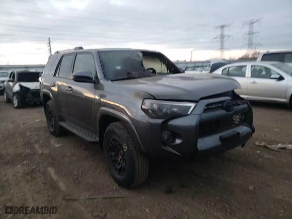 2022 Toyota 4Runner SR5 with VIN JTEEU5JR8N5273276, listed as a Copart auction lot 69159112 with 0 mi miles and Salvage Title. Bid and sale history available at carsss.com. Image 12.