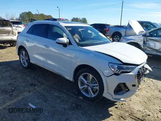 2022 Audi Q3 S line Premium Plus with VIN WA1EECF39N1068416, listed as a IAAI auction lot 41328206 with 11,016 mi miles. Bid and sale history available at carsss.com. Image 1.
