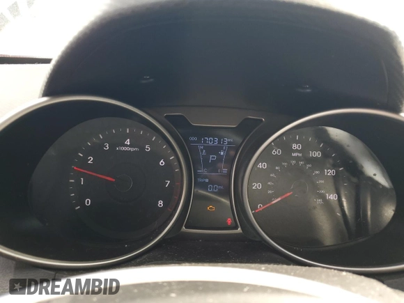 2012 Hyundai Veloster w/Gray Int with VIN KMHTC6AD9CU049604, listed as a Copart auction lot 59443995 with 170,313 mi miles and Clean title. Bid and sale history available at DreamBid. Image 9.