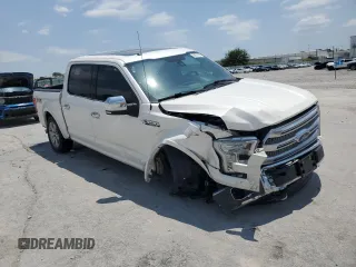 2016 Ford F-150 XLT with VIN 1FTEW1EF7GFA11298, listed as a Copart auction lot 58924145 with 197,189 mi miles and Salvage title. Bid and sale history available at DreamBid. Image 4.