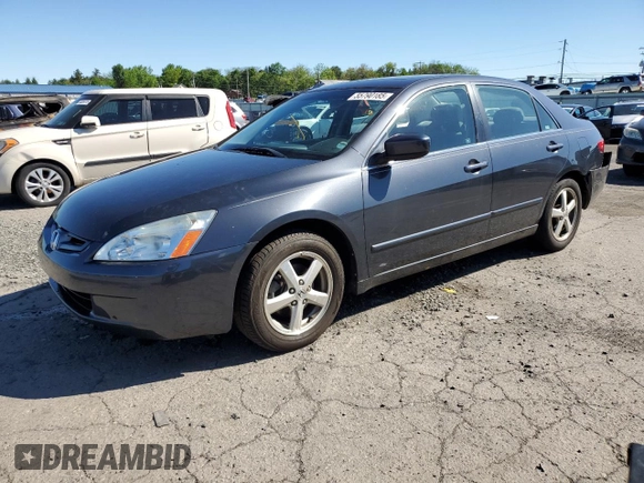 2005 Honda Accord EX z VIN 1HGCM56785A009468, wystawiony jako Copart lot #55790185 z przebiegiem 104 202 mil mil oraz Szkody całkowita. Historia ofert i sprzedaży dostępna na DreamBid. Obrazek 1.