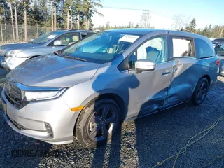 2022 Honda Odyssey EX with VIN 5FNRL6H59NB009449, listed as a IAAI auction lot 41383400 with 28,181 mi miles and . Bid and sale history available at DreamBid. Image 17.