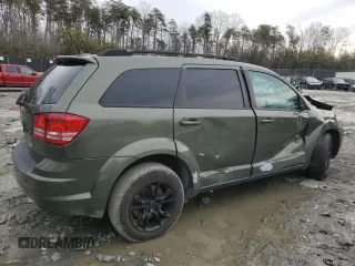 2018 Dodge Journey SE with VIN 3C4PDCAB7JT445621, listed as a Copart auction lot 43879445 with 100,700 mi miles and Salvage Title. Bid and sale history available at carsss.com. Image 3.