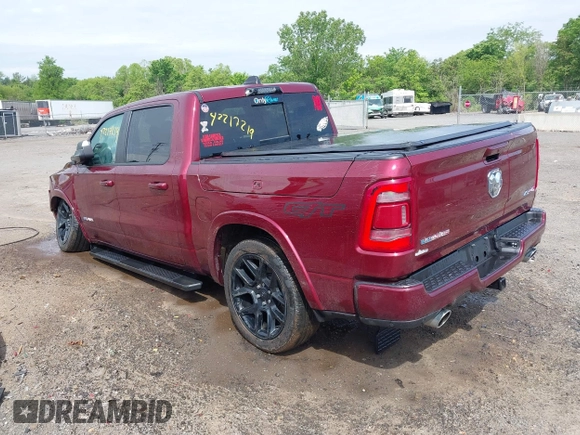 2022 Ram 1500 Laramie z VIN 1C6SRFJT0NN333200, wystawiony jako IAAI lot #42217219 z przebiegiem 27 332 mil mil oraz . Historia ofert i sprzedaży dostępna na DreamBid. Obrazek 3.