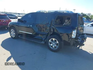 2011 Nissan Armada SV with VIN 5N1BA0ND7BN606270, listed as a IAAI auction lot 41599862 with 110,399 mi miles and . Bid and sale history available at DreamBid. Image 3.