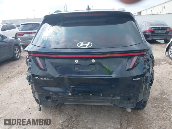 2023 Hyundai Tucson SEL with VIN 5NMJFCAE9PH210279, listed as a IAAI auction lot 42115371 with 36,144 mi miles. Bid and sale history available at carsss.com. Image 17.