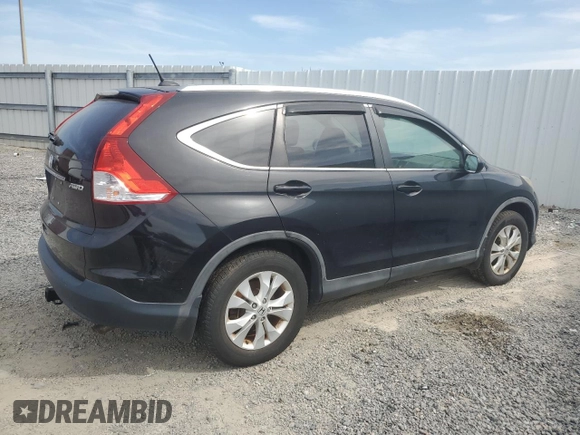 2013 Honda CR-V EX-L z VIN 5J6RM4H74DL044036, wystawiony jako Copart lot #54148335 z przebiegiem 161 781 mil mil oraz Tytuł czysty. Historia ofert i sprzedaży dostępna na DreamBid. Obrazek 3.