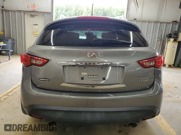 2009 Infiniti FX35 with VIN JNRAS18U29M100117, listed as a Copart auction lot 72066694 with 153,611 mi miles and Salvage Title. Bid and sale history available at carsss.com. Image 6.