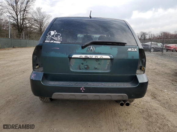2001 Acura MDX Touring Pkg with VIN 2HNYD18841H528719, listed as a Copart auction lot 49871935 with 188,519 mi miles and Salvage Title. Bid and sale history available at carsss.com. Image 6.