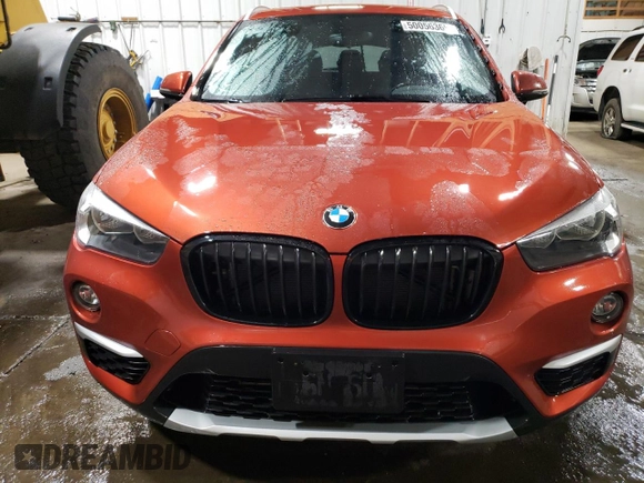 2018 BMW X1 xDrive28i with VIN WBXHT3C37J5L25365, listed as a Copart auction lot 50056365 with 36,200 mi miles and Salvage Title. Bid and sale history available at carsss.com. Image 5.