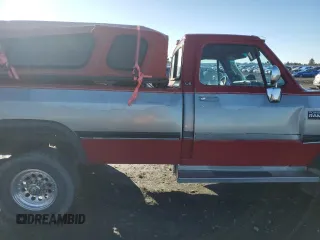 1991 Dodge D/W 250 with VIN 1B7KM26C6MS324400, listed as a Copart auction lot 79050444 with 220,899 mi miles and Salvage Title. Bid and sale history available at carsss.com. Image 10.