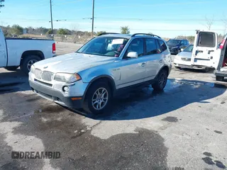 2004 BMW X3 2.5i with VIN WBXPA73444WC40518, listed as a IAAI auction lot 41385961 with 218,139 mi miles. Bid and sale history available at carsss.com. Image 2.