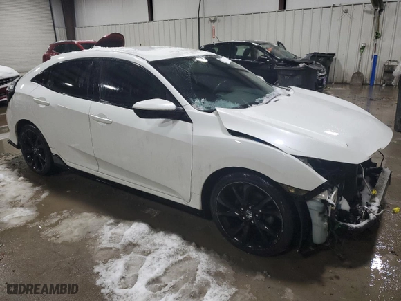 2017 Honda Civic Hatchback Sport with VIN SHHFK7H44HU429495, listed as a Copart auction lot 87185594 with 102,289 mi miles and Salvage Title. Bid and sale history available at carsss.com. Image 4.