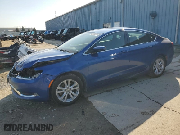 2016 Chrysler 200 Limited with VIN 1C3CCCAB7GN104816, listed as a Copart auction lot 49216285 with 121,403 mi miles and Salvage Title. Bid and sale history available at carsss.com. Image 1.
