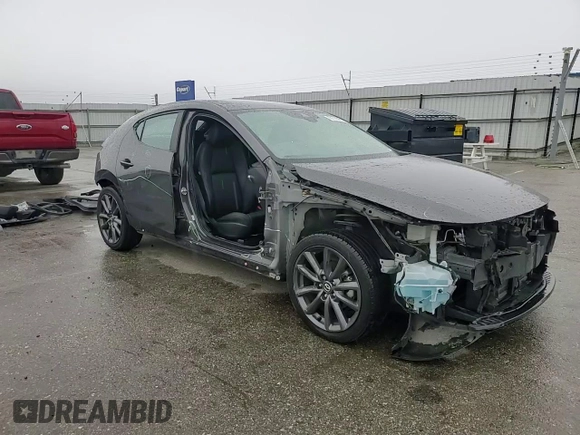 2020 Mazda Mazda3 Hatchback with VIN JM1BPALM6L1159659, listed as a Copart auction lot 45170845 with 57,391 mi miles and Salvage Title. Bid and sale history available at carsss.com. Image 11.