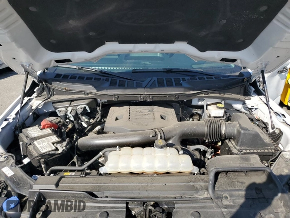 2023 Ford F-150 XL with VIN 1FTFW1E82PFB33122, listed as a Copart auction lot 58625905 with 21,184 mi miles and Salvage title. Bid and sale history available at DreamBid. Image 11.