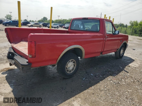 1996 Ford F-150 z VIN 1FTEF15N1TNA27066, wystawiony jako Copart lot #59907955 z przebiegiem 167 251 mil mil oraz Szkoda całkowita • Salvage title. Historia ofert i sprzedaży dostępna na DreamBid. Obrazek 3.
