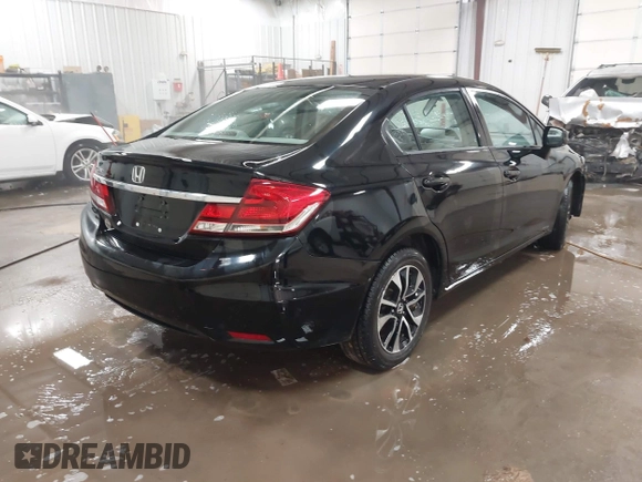 2013 Honda Civic EX with VIN 19XFB2F84DE035800, listed as a IAAI auction lot 41146476 with 217,185 mi miles and . Bid and sale history available at DreamBid. Image 4.