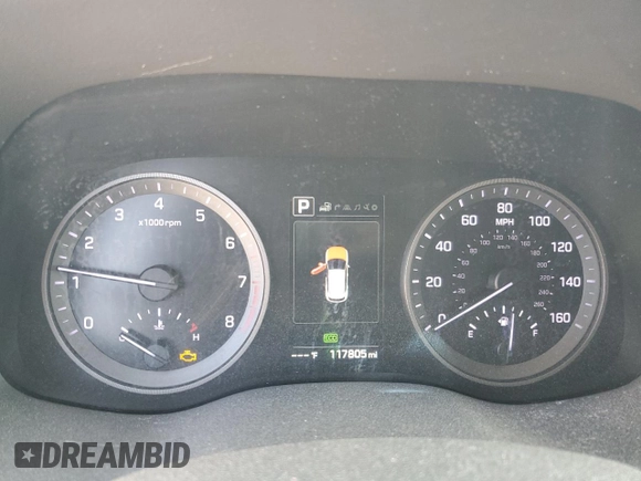 2016 Hyundai Tucson Limited with VIN KM8J33A24GU071987, listed as a Copart auction lot 49468235 with 117,805 mi miles and Salvage Title. Bid and sale history available at DreamBid. Image 9.