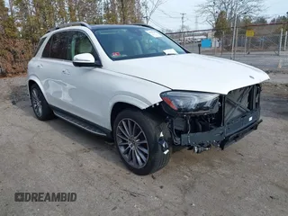 2022 Mercedes-Benz GLE 350 with VIN 4JGFB4KB9NA710781, listed as a IAAI auction lot 41723343 with 47,316 mi miles and . Bid and sale history available at DreamBid. Image 1.