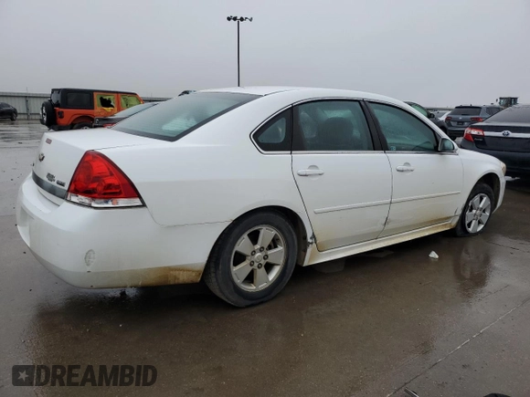 2011 Chevrolet Impala LT Fleet with VIN 2G1WG5EK8B1126510, listed as a Copart auction lot 45324565 with 126,770 mi miles and Salvage Title. Bid and sale history available at DreamBid. Image 3.
