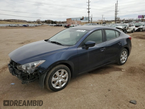 2015 Mazda 3 i Sport with VIN 3MZBM1U79FM193777, listed as a Copart auction lot 49738275 with 143,831 mi miles and Salvage Title. Bid and sale history available at carsss.com. Image 1.
