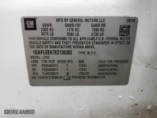 2014 Chevrolet Equinox LS with VIN 1GNFLEEK7EZ135382, listed as a Copart auction lot 51577115 with 149,519 mi miles and Clean Title. Bid and sale history available at carsss.com. Image 13.
