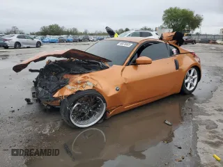 2004 Nissan 350Z Touring with VIN JN1AZ34E84T052629, listed as a Copart auction lot 46078465 with 0 mi miles and Salvage Title. Bid and sale history available at carsss.com. Image 1.