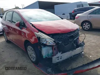 2013 Toyota Prius Two with VIN JTDZN3EU3D3237933, listed as a IAAI auction lot 41722468 with 151,777 mi miles. Bid and sale history available at carsss.com. Image 1.