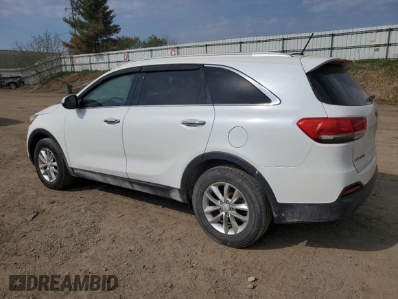 2016 Kia Sorento LX with VIN 5XYPG4A38GG121504, listed as a Copart auction lot 54166175 with 181,509 mi miles and Clean Title. Bid and sale history available at carsss.com. Image 2.