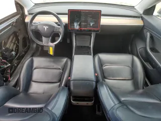 2019 Tesla Model 3 Long Range with VIN 5YJ3E1EB1KF212019, listed as a Copart auction lot 50134385 with 83,478 mi miles and Salvage Title. Bid and sale history available at DreamBid. Image 8.